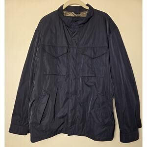 Cockpit USA Field Jacket Black Zip Up Military Tech Performance Mens XL